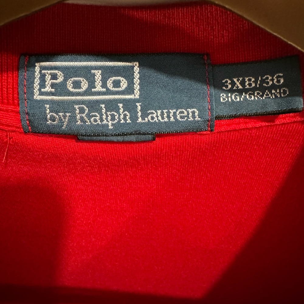 3xl 3xb red Polo by Ralph Lauren polo shirt